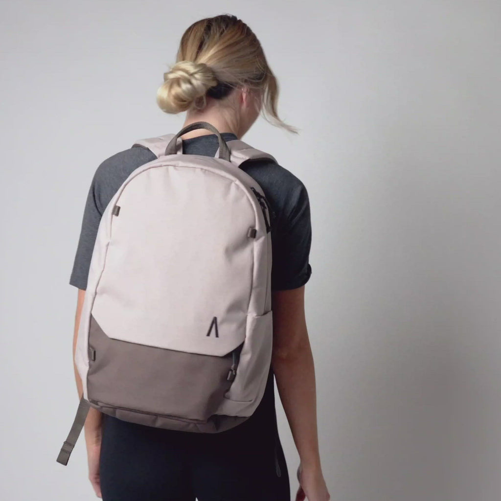 Recycled Daypack, Recycled Materials, Classic Backpack Silhouette, Everyday Carry Backpack, Laptop Backpack
