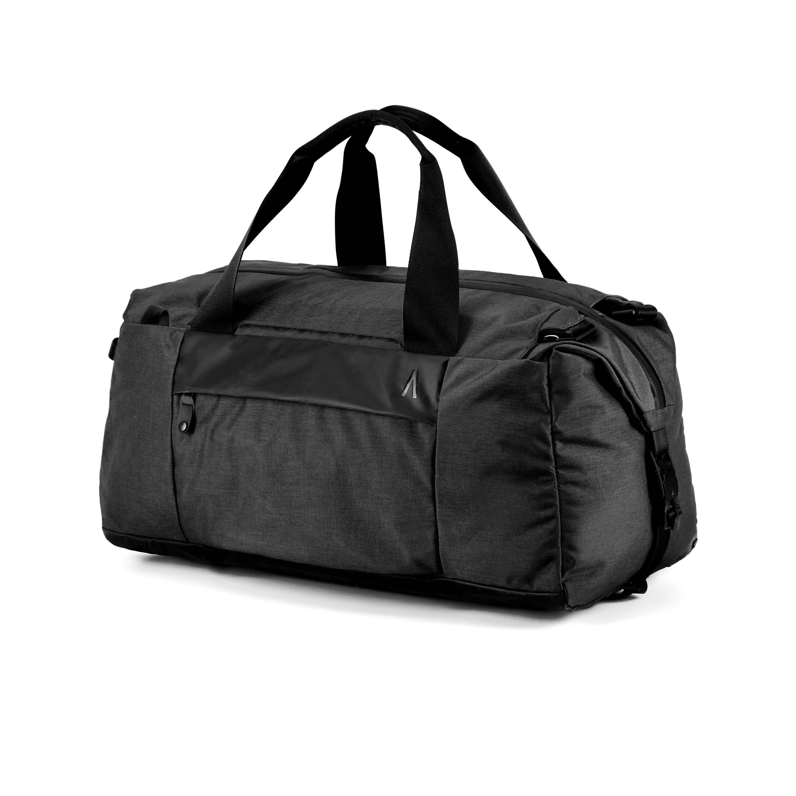 duffel bag for international travel Errant Duffel Waterproof Travel Backpack Obsidian Black