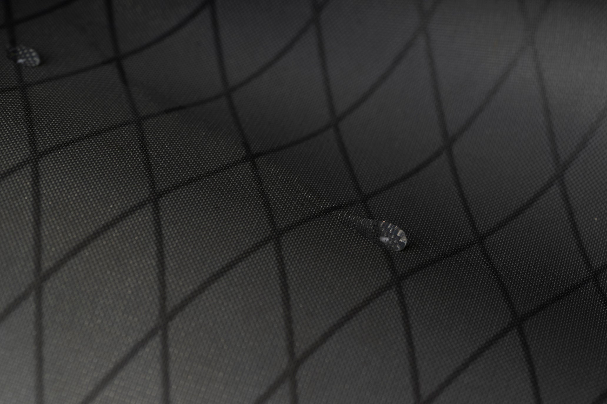 X-Pac fabric with droplets of water